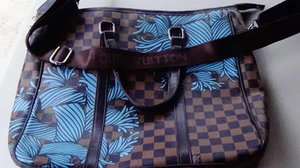 Louis Vuitton Damier Graphite Cross Shoulder Purse