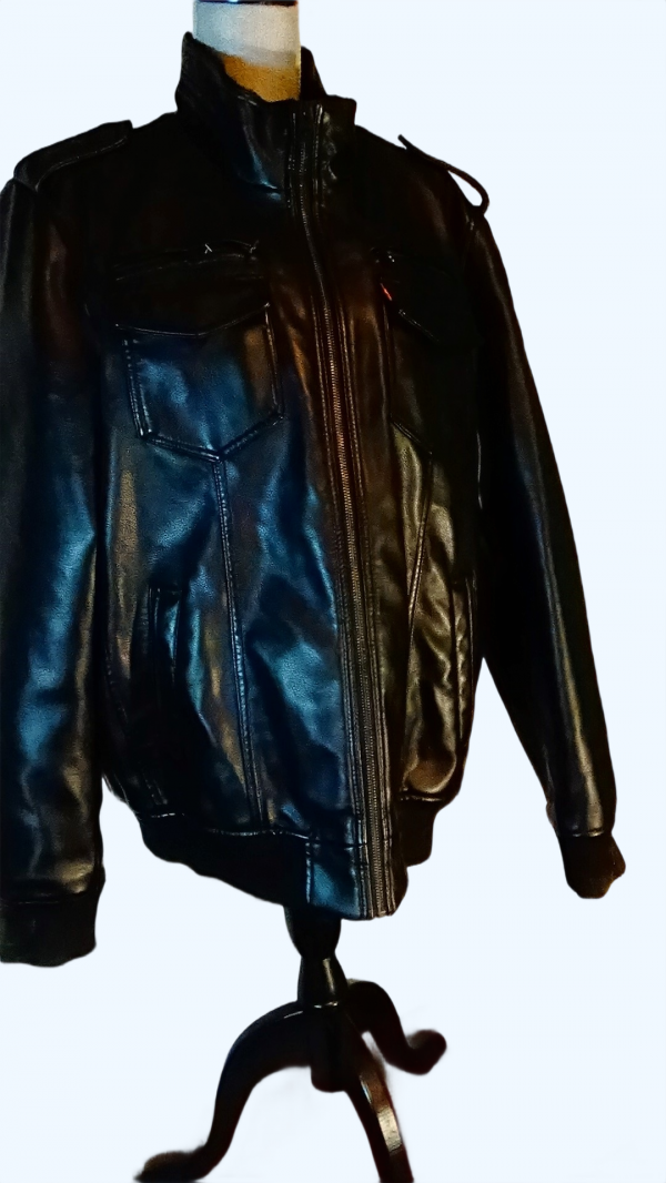Levi’s Sherpa Lined Faux Leather Bomber Jacket